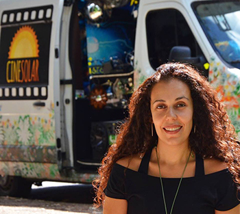 Cynthia Alário, idealizadora do projeto CINESOLAR