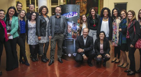 Pré-estreia do episódio da série Janelas de Inovação sobre a EMEF Zeferino Lopes de Castro, em Viamão (RS)