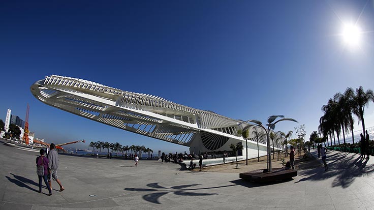 Museu do Amanhã, no centro do Rio, foi o local escolhido para sediar o evento