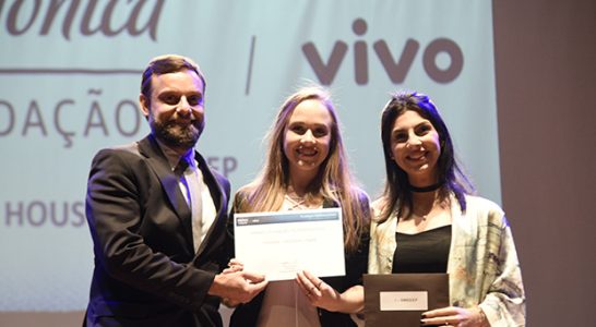 Jovens premiados na Mostratec