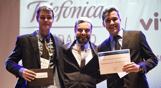 Jovens premiados na Mostratec
