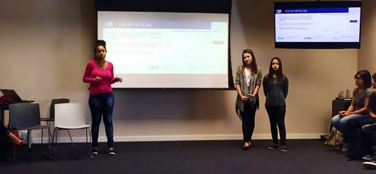 Maiala Safira, Vittoria Zachi e Vitória Mazoni, alunas de 17 anos da ETEC André Boasin,Find Lost, criaram app para facilitar a busca por pessoas desaparecidas
