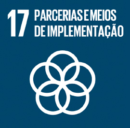 O ODS 17 é sobre Parcerias e Meios de Implementação.