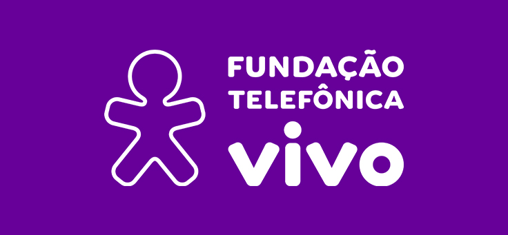 Imagem mostra a nova logomarca da Fundação Telefônica Vivo