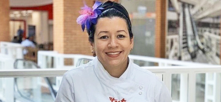 A venezuelana refugiada Yilmary de Perdom