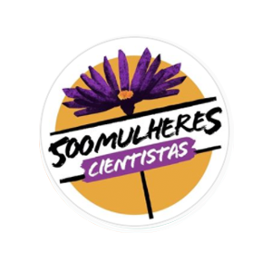 Logotipo do projeto 500 Mulheres Cientistas
