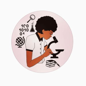 Logotipo do projeto Mulheres Negras Fazendo Ciência