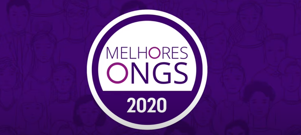 Imagem mostra o logotipo do Prêmio Melhores ONGs