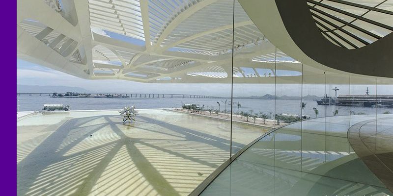 Foto da fachada do Museu do Amanhã