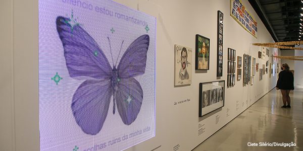 Exposição temporária no Museu da Língua Portuguesa