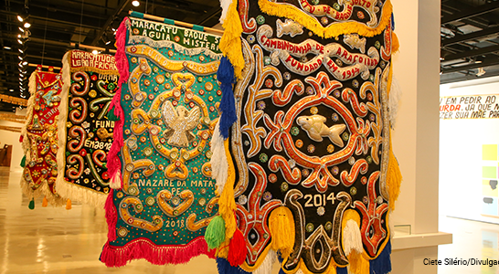 Exposição temporária no Museu da Língua Portuguesa