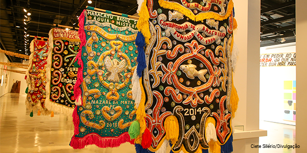 Exposição temporária no Museu da Língua Portuguesa