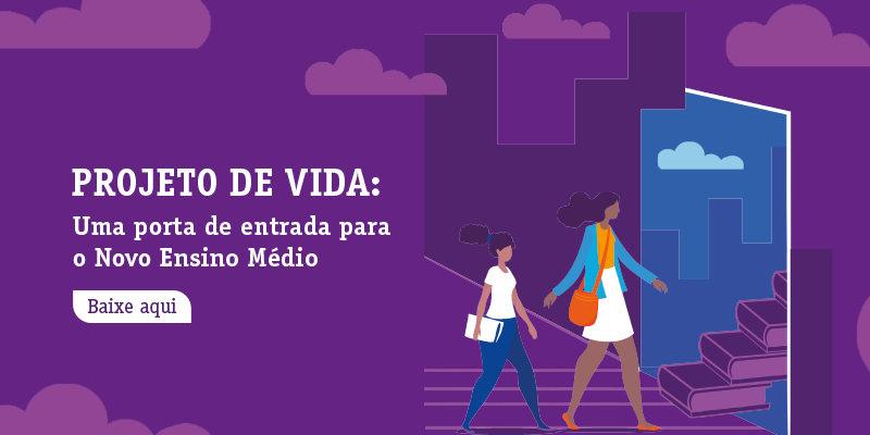 Capa do e-Book colaborativo "Projeto de Vida"