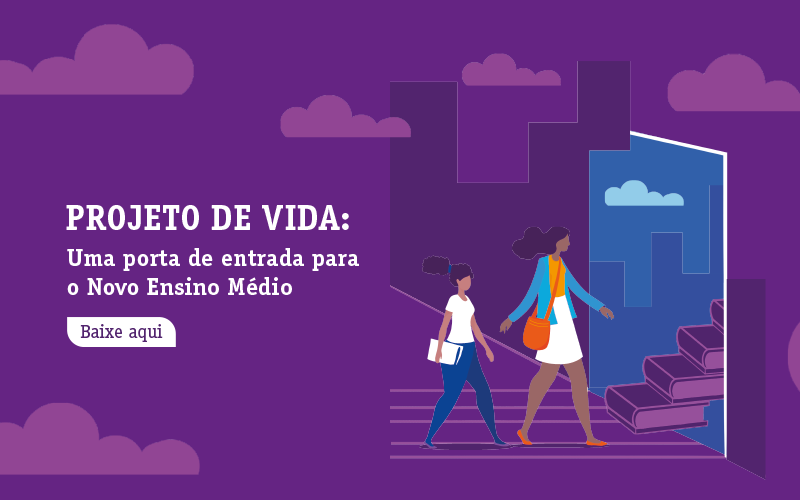 Capa do e-Book colaborativo "Projeto de Vida"