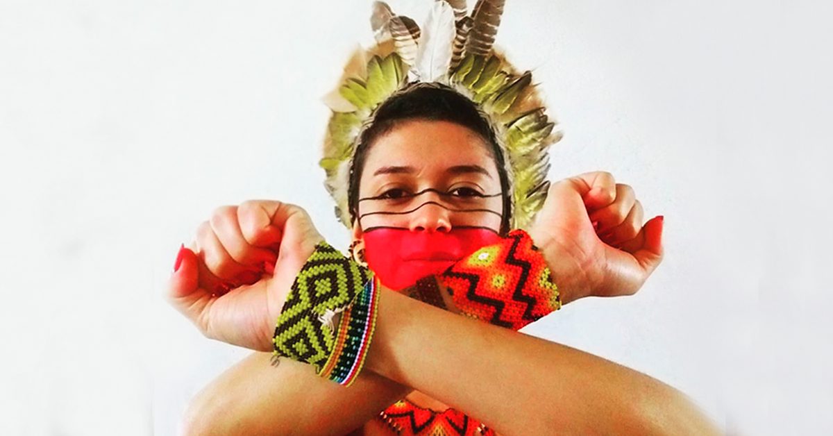 foto da jovem ativista Artemisa Xakriabá