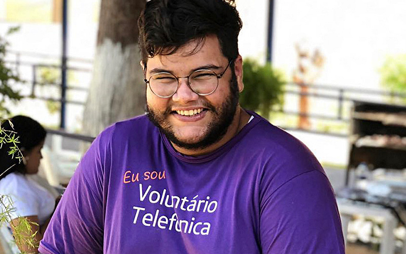 Voluntariado: “a troca de experiências é mágica”, afirma jovem voluntário