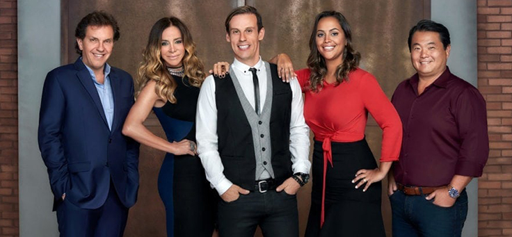 A imagem mostra uma cena da série Shark Tank Brasil