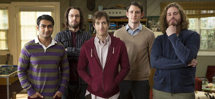 A imagem mostra uma cena da série Silicon Valley