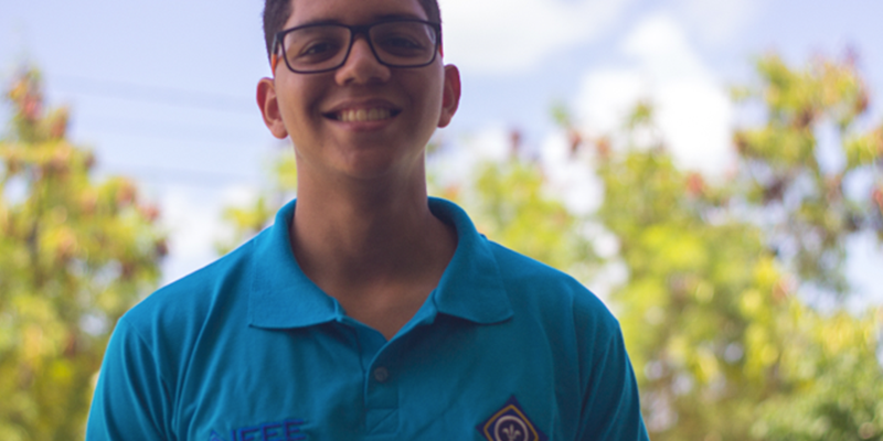 Aluno de Engenharia de Computação Universidade Federal da Paraíba, Mateus conta que além de ensinar, também aprende muito.