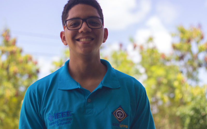 Aluno de Engenharia de Computação Universidade Federal da Paraíba, Mateus conta que além de ensinar, também aprende muito.