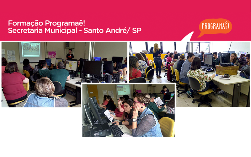 Nos últimos dias 6 e 7 de novembro, Santo André (SP) realizou uma imersão no pensamento computacional e criativo na cidade do Programaê!