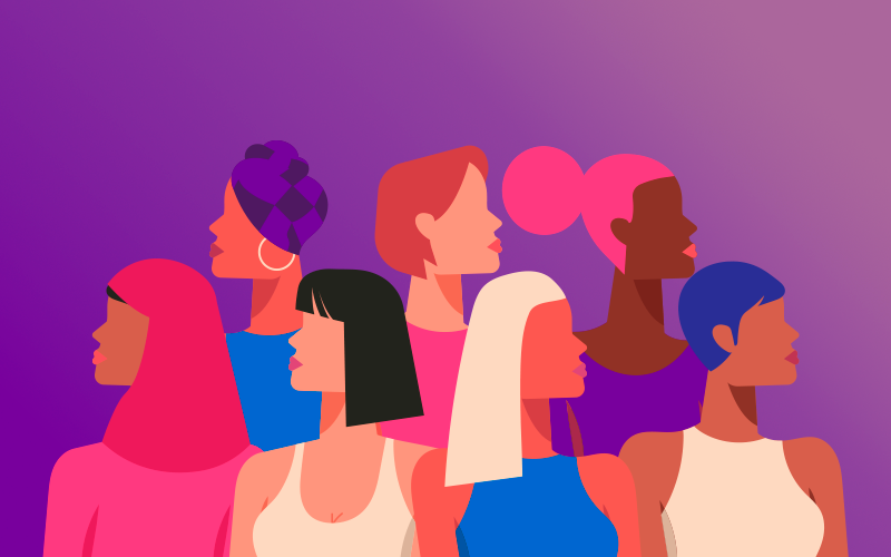 A imagem mostra algumas das educadoras que produzem conteúdos inovadores