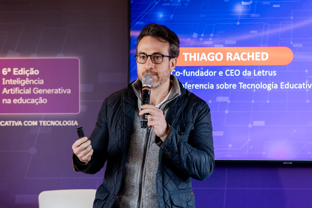 Thiago Rached, cofundador e CEO da Letrus