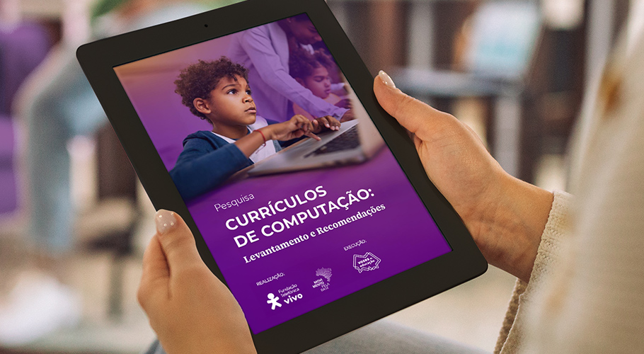 Imagem ilustra a matéria que exemplifica o termo currículos de computação