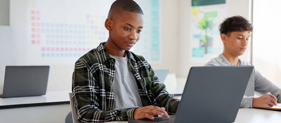 Imagem ilustra a matéria que exemplifica o termo inclusão digital na educação