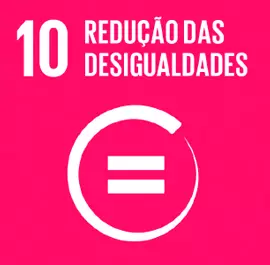 O ODS 10 é sobre Redução das Desigualdades.